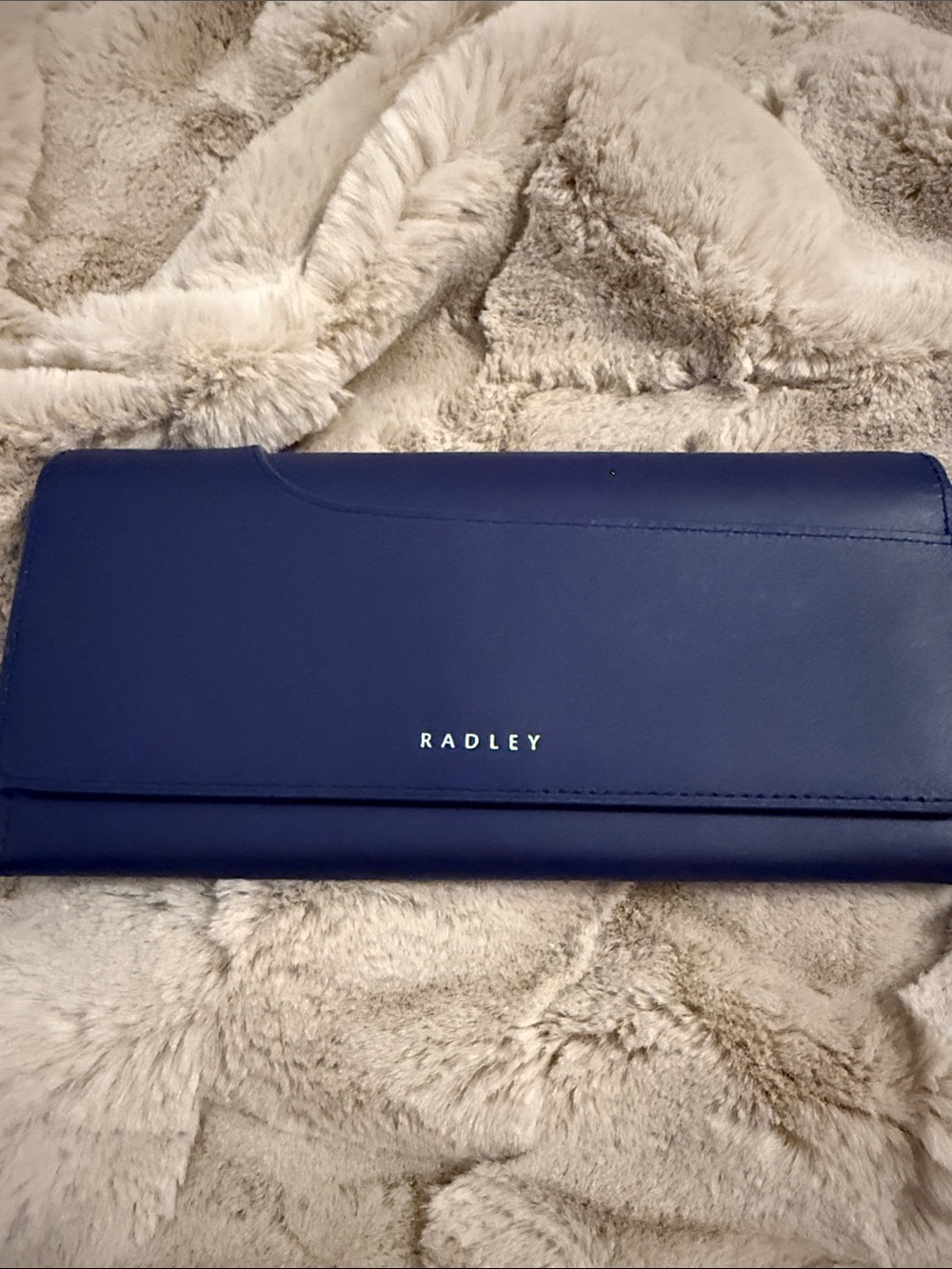 RADLEY LONDON Navy Smooth Leather Continental Wallet